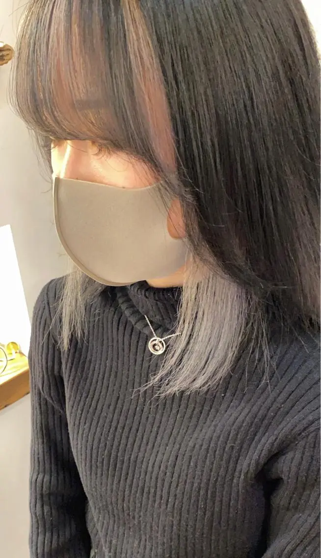 ミディアム カット ヘアカラー 大内田 凌馬のヘアスタイル