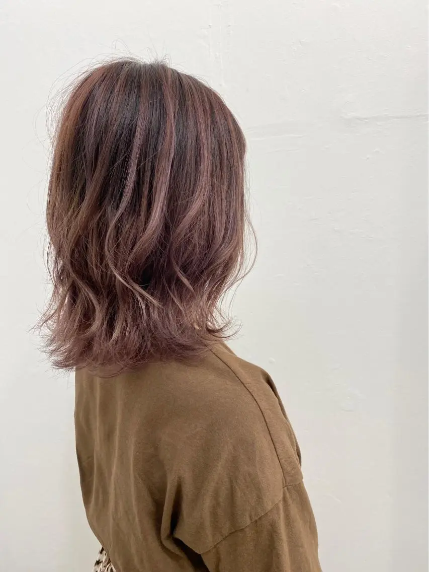 ミディアム カラー ヘアアレンジ 🧸髪質改善特化 金澤 彩香🎀のヘアスタイル