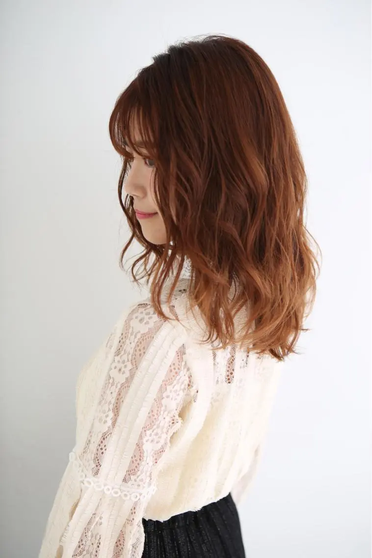 セミロング カラー NYNY四條畷店 森 亮人のヘアスタイル