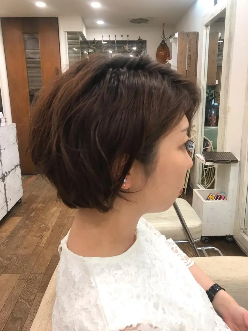 ショート カット パーマ 吉原 頌平のヘアスタイル