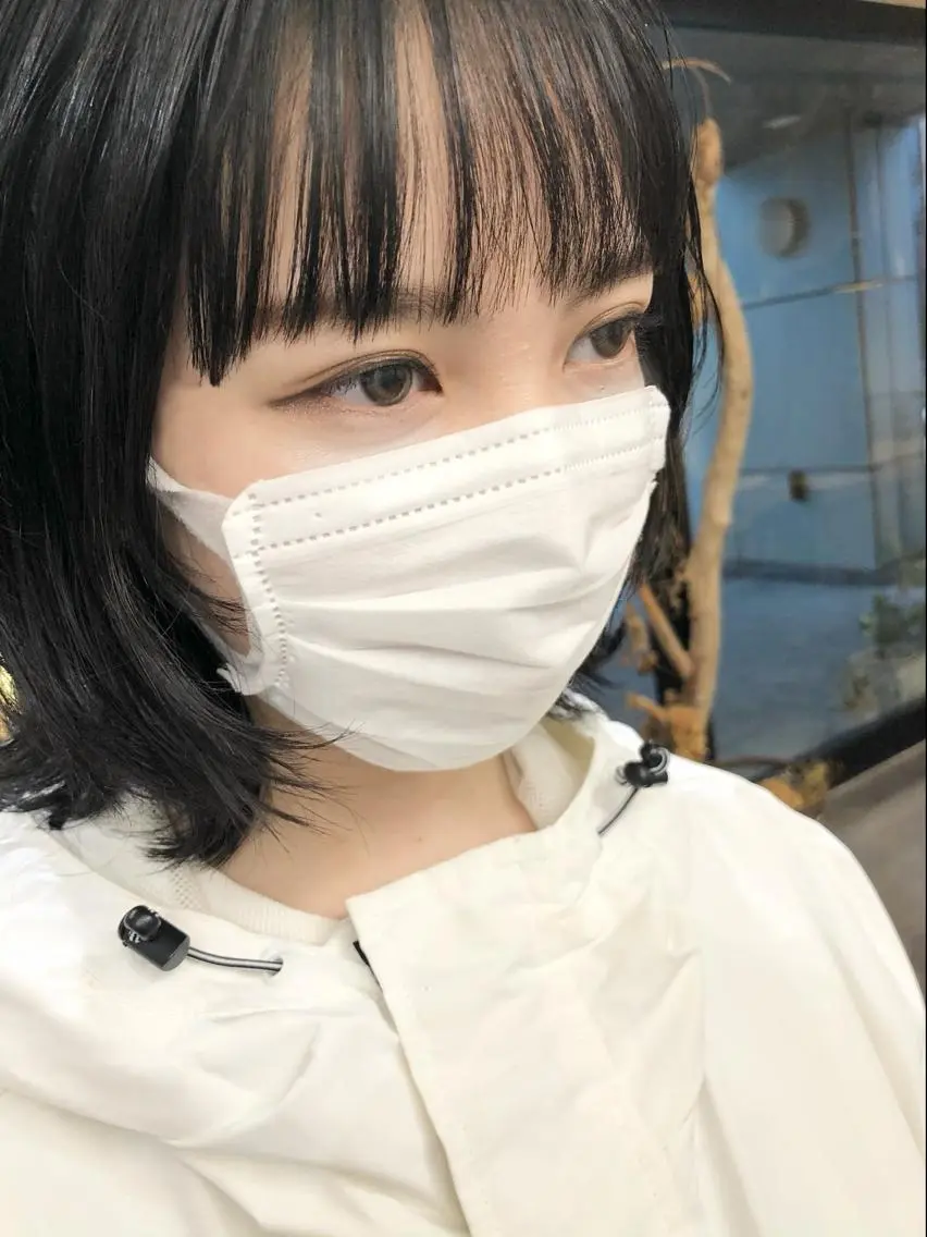 ミディアム ボブレイヤー ボブ レイヤーカット ワイドバング カット 千葉 郁也のヘアスタイル