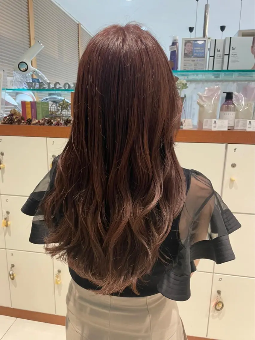 ロング カラー 1 0のヘアスタイル