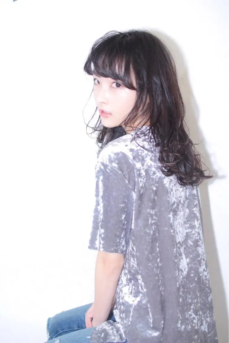 ミディアム パーマ miiro 長津田 髪質改善　フジムラのヘアスタイル