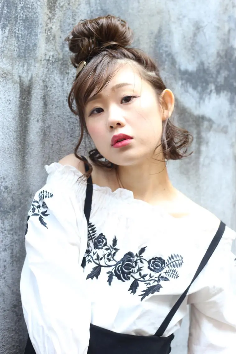 ショート カラー ヘアアレンジ vato バトのヘアスタイル