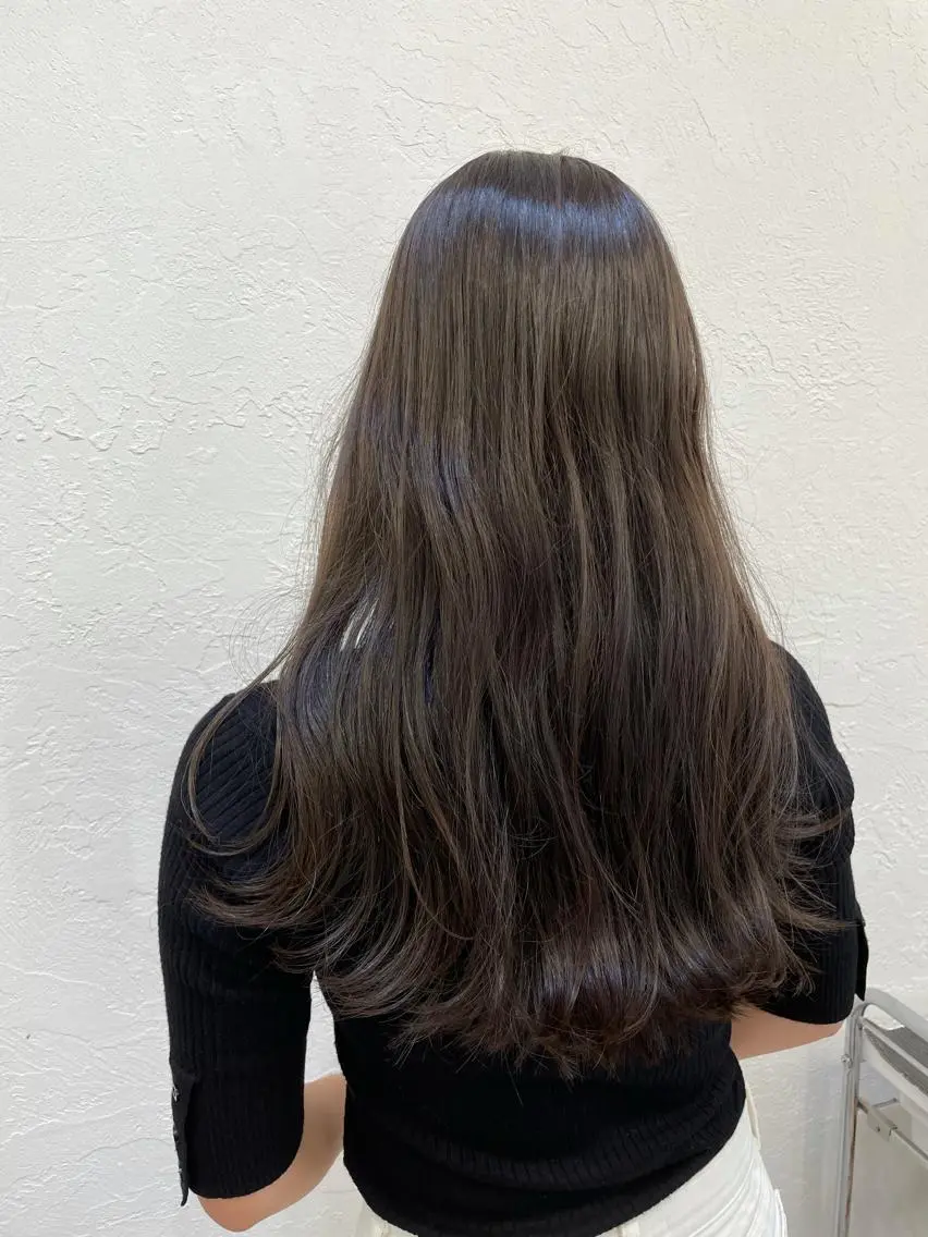 ロング カラー ヘアアレンジ カット ヘアカラー トリートメント ヘアセット 怪我のため7月 復帰田中瑞希🍃のヘアスタイル