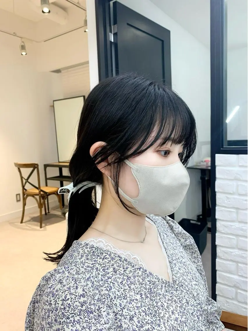 ロング カラー パーマ ヘアアレンジ メンズ キッズ ネイル マツエク・マツパ アイブロウ 似合せレイヤー／ 柔らか透明感カラーのヘアスタイル