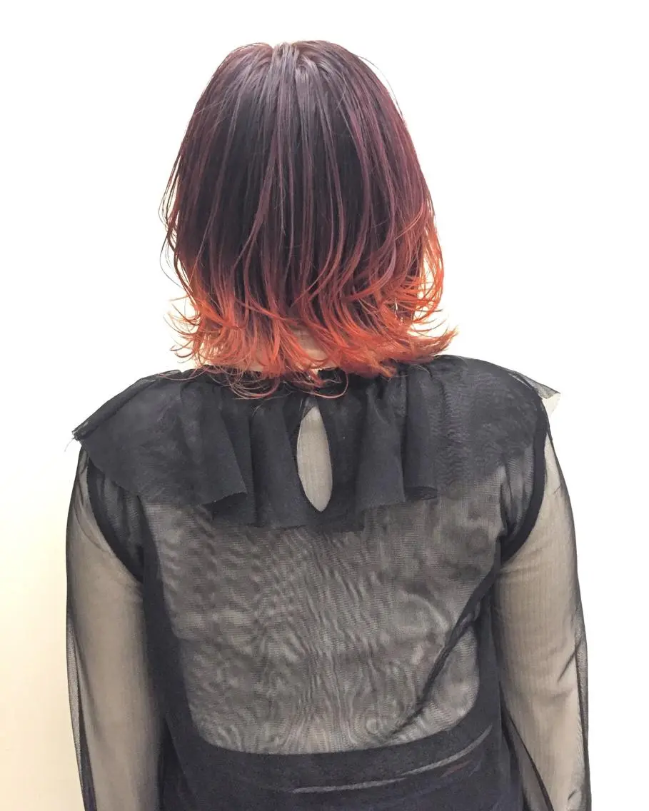 ミディアム ヘアカラー 神崎 拓人のヘアスタイル