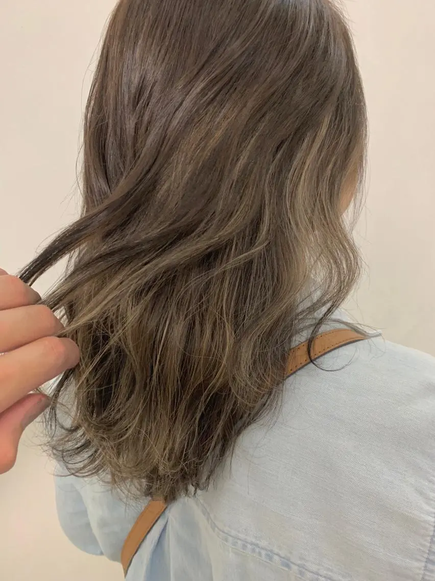 セミロング カラー ヘアカラー トリートメント Reb_keiji 👑小倉圭司のヘアスタイル