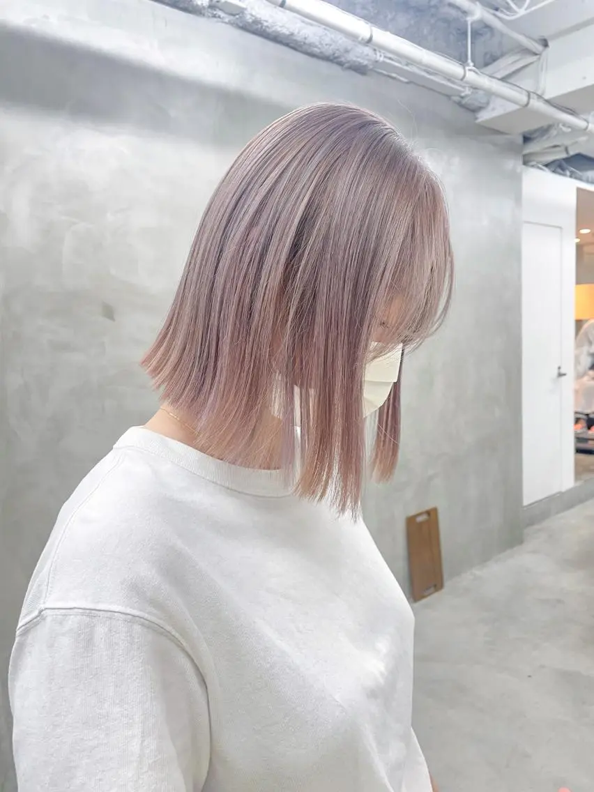 ショート カラー レイヤーカット 🪩yurikaのヘアスタイル