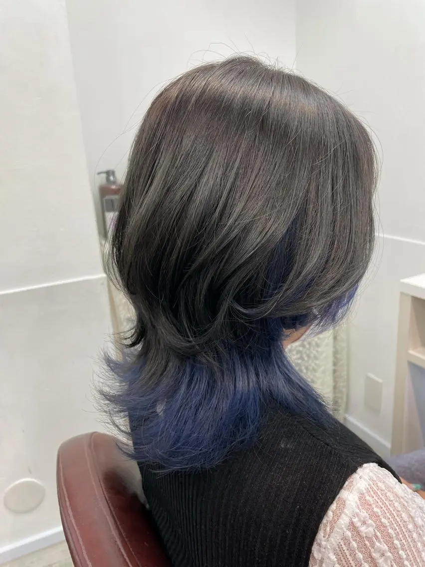 ミディアム カラー ブリーチ ケアブリーチ ヘアセット 韓国ヘア🤍髪質改善 🇰🇷AKANEのヘアスタイル