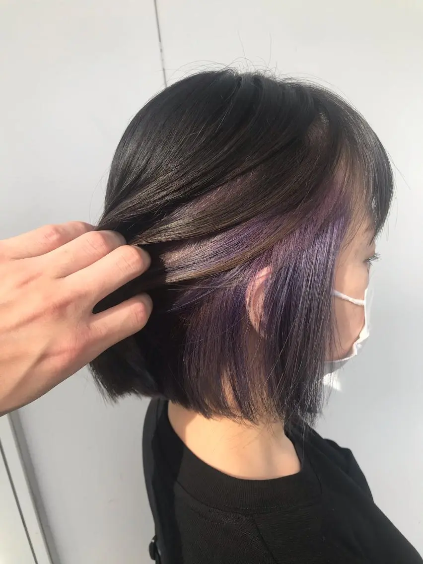 ミディアム カット ヘアカラー トリートメント 下條 真のヘアスタイル