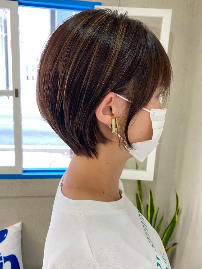 ショート カラー NATSUKI💟 EARTH二俣川のヘアスタイル