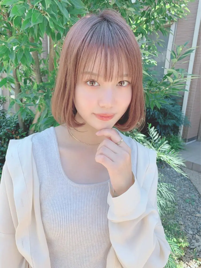 ミディアム カラー パーマ ヘアアレンジ 【公式】amble luxe池袋東口🩷のヘアスタイル