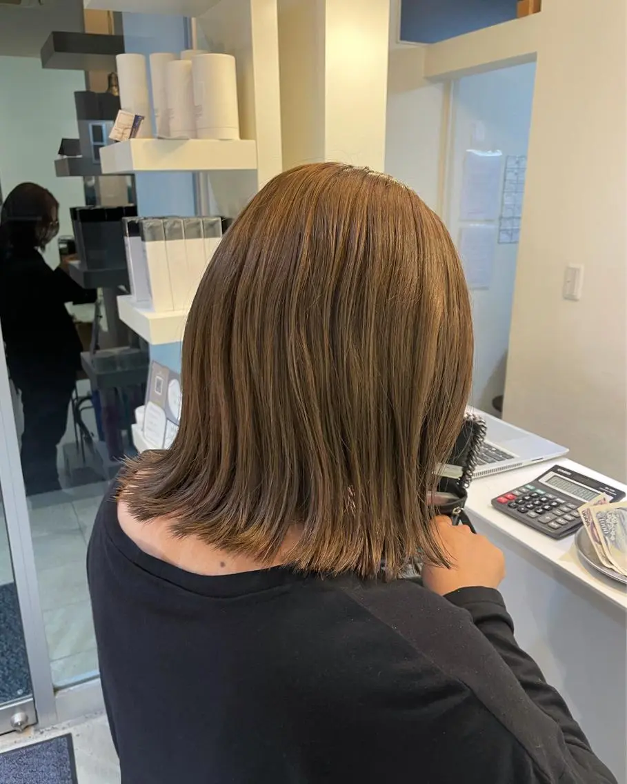 ミディアム カラー mir MIYUのヘアスタイル