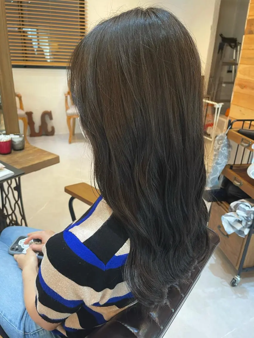 ロング 清水 美雪のヘアスタイル