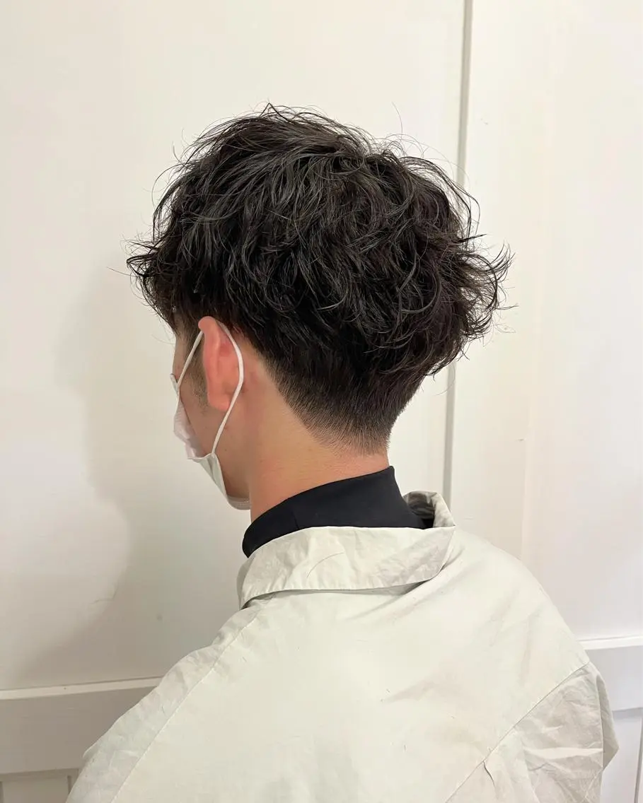 パーマ メンズ メンズパーマ 狩野 くるみのヘアスタイル
