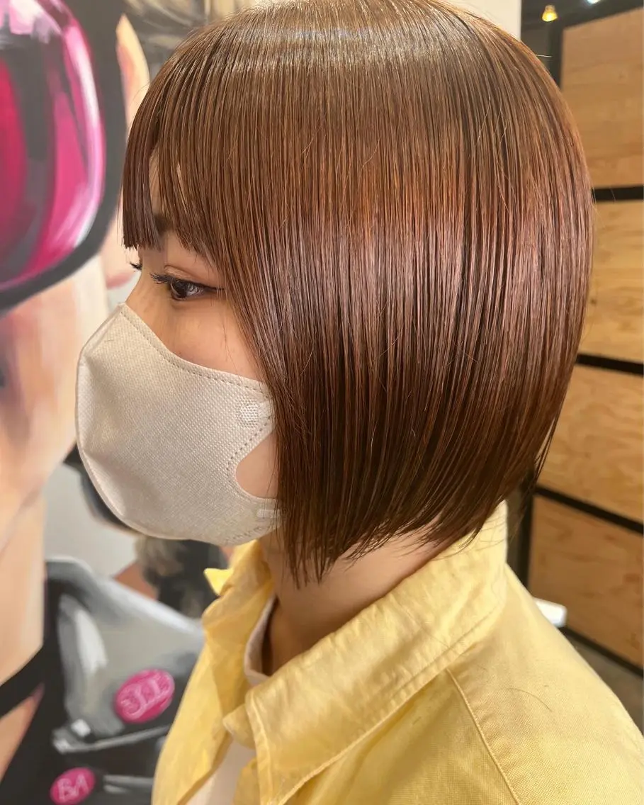 ミディアム カラー パーマ ヘアアレンジ メンズ キッズ ネイル マツエク・マツパ アイブロウ 切りっぱなしボブ ミディアムパーマ メンズインナーカラー メンズパーマ 学生(メンズ向け) カット ヘアカラー トリートメント ヘッドスパ 久木原 ゆりのヘアスタイル