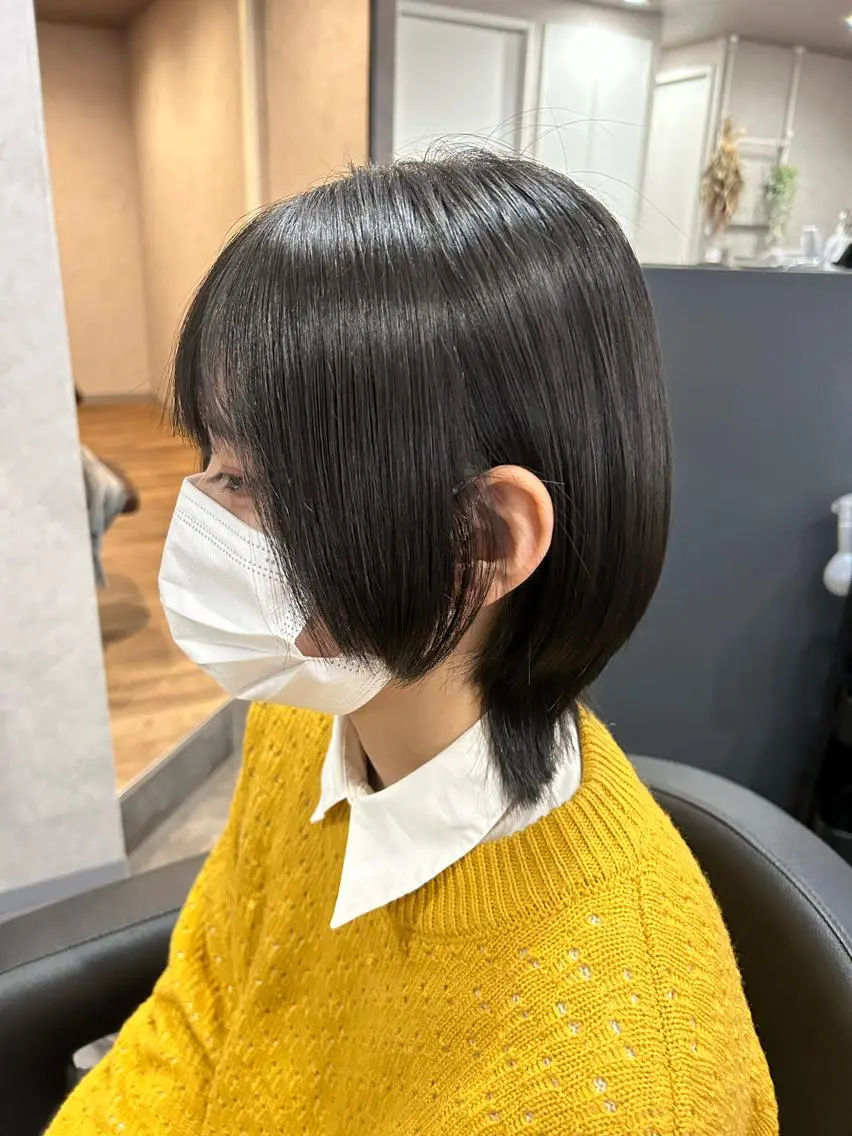 ショート ショートヘア ウルフカット giniro ホソミのヘアスタイル