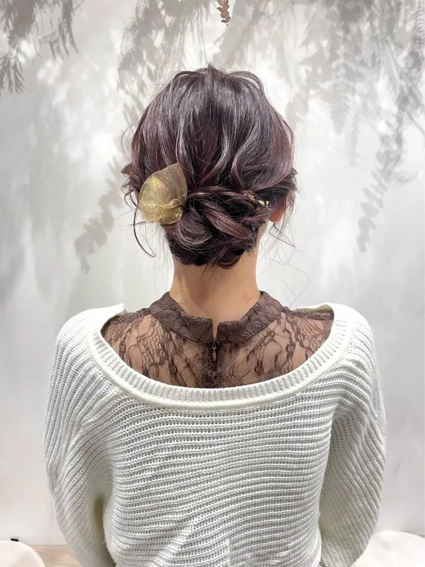 ロング ヘアアレンジ ヘアセット ✴︎Mai✴︎銀座のヘアスタイル