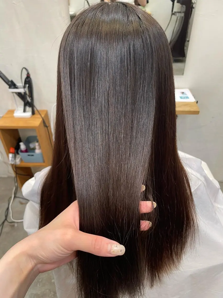 ロング 似合わせカットNo1 いちば　ゆなのヘアスタイル
