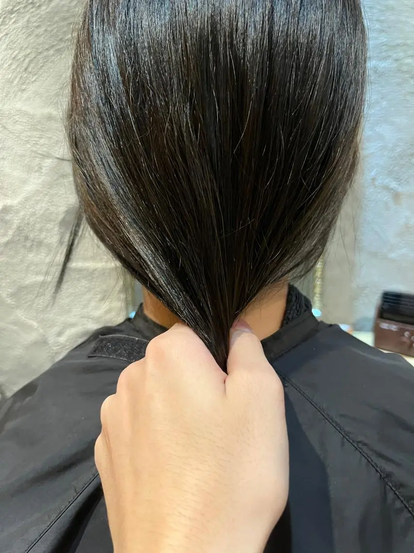 ロング カラー 赤み消しカラー/ ナチュラル/トモキのヘアスタイル