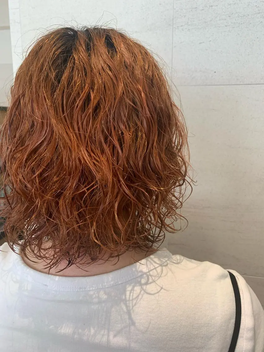 ミディアム パーマ 美髪✖️似合わせ 🌻ヒトミのヘアスタイル