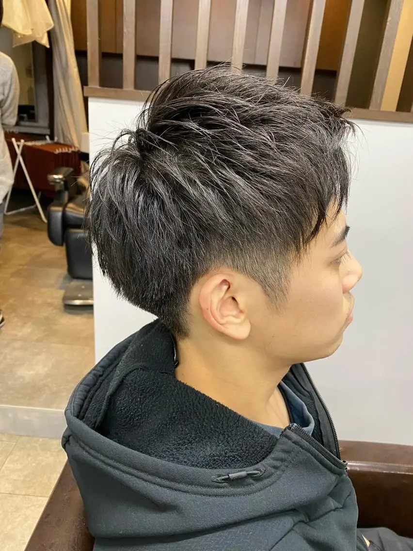ショート カット RELATION ／メンズ／バーバーのヘアスタイル