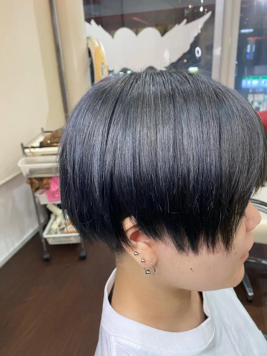 ショート ヘアカラー ゆぴ☾‪/推しカラー /ハイトーンのヘアスタイル
