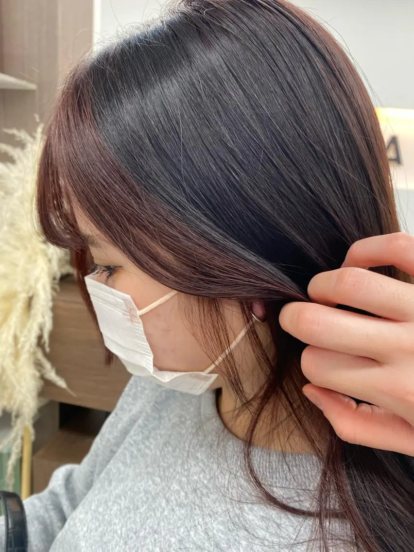 ロング ヘアカラー トリートメント 月野涼風 /レイヤーカットのヘアスタイル
