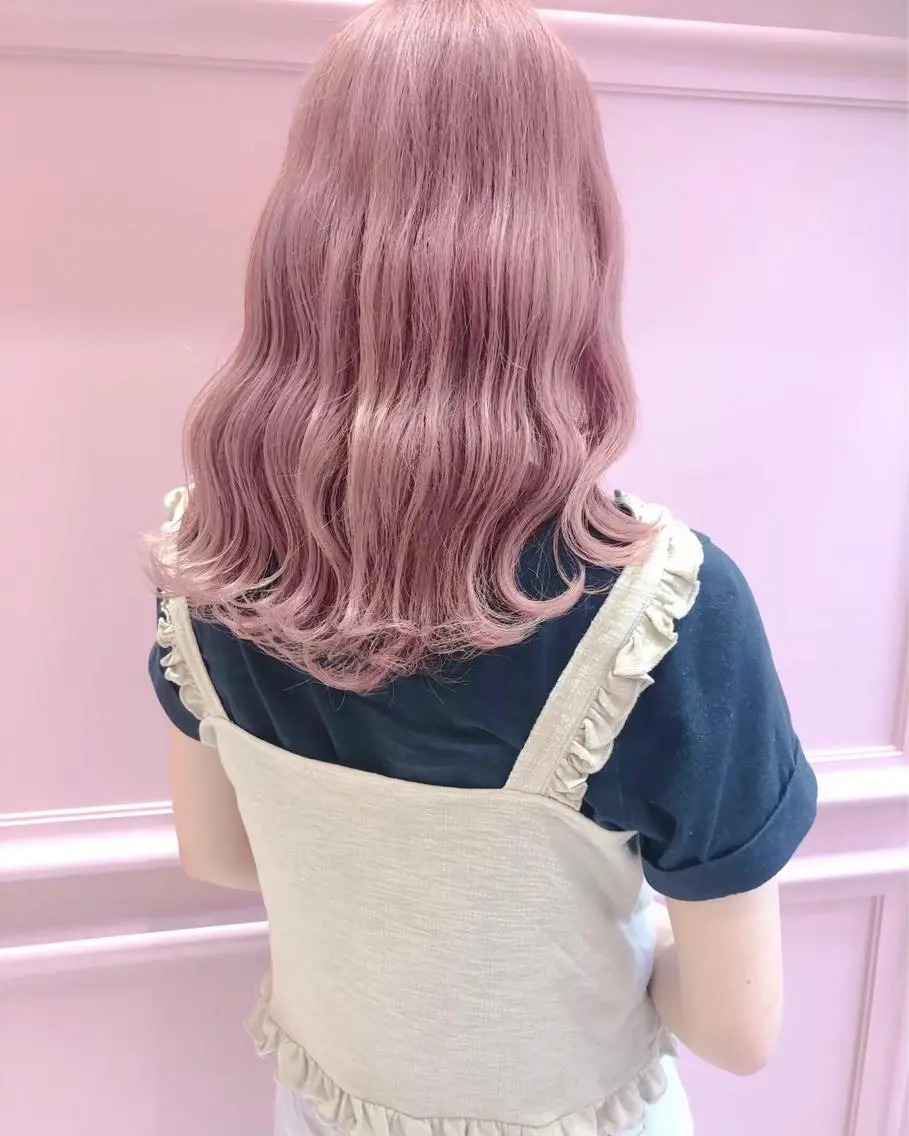 カラー トリートメント Su-chi-🧴 /ミルクティーカラーのヘアスタイル