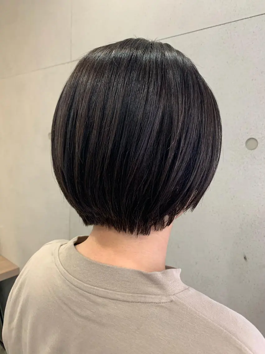 ショート ショートボブ ボブ ショートヘア おせ ちさとのヘアスタイル