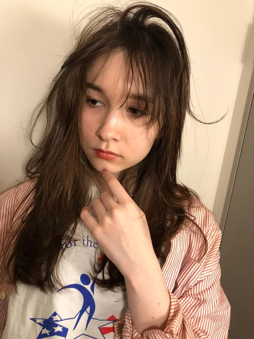 セミロング カラー stylist 杉浦駿生のヘアスタイル