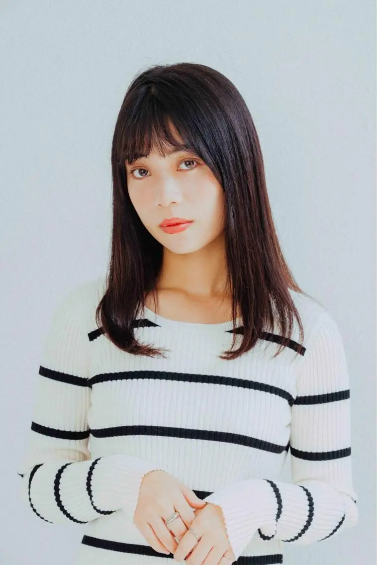 ミディアム カラー パーマ ヘアアレンジ メンズ キッズ ネイル マツエク・マツパ メンズウルフカット アディクシーカラー 透明感カラー ボブ ウルフカット 藤井 仁紀のヘアスタイル