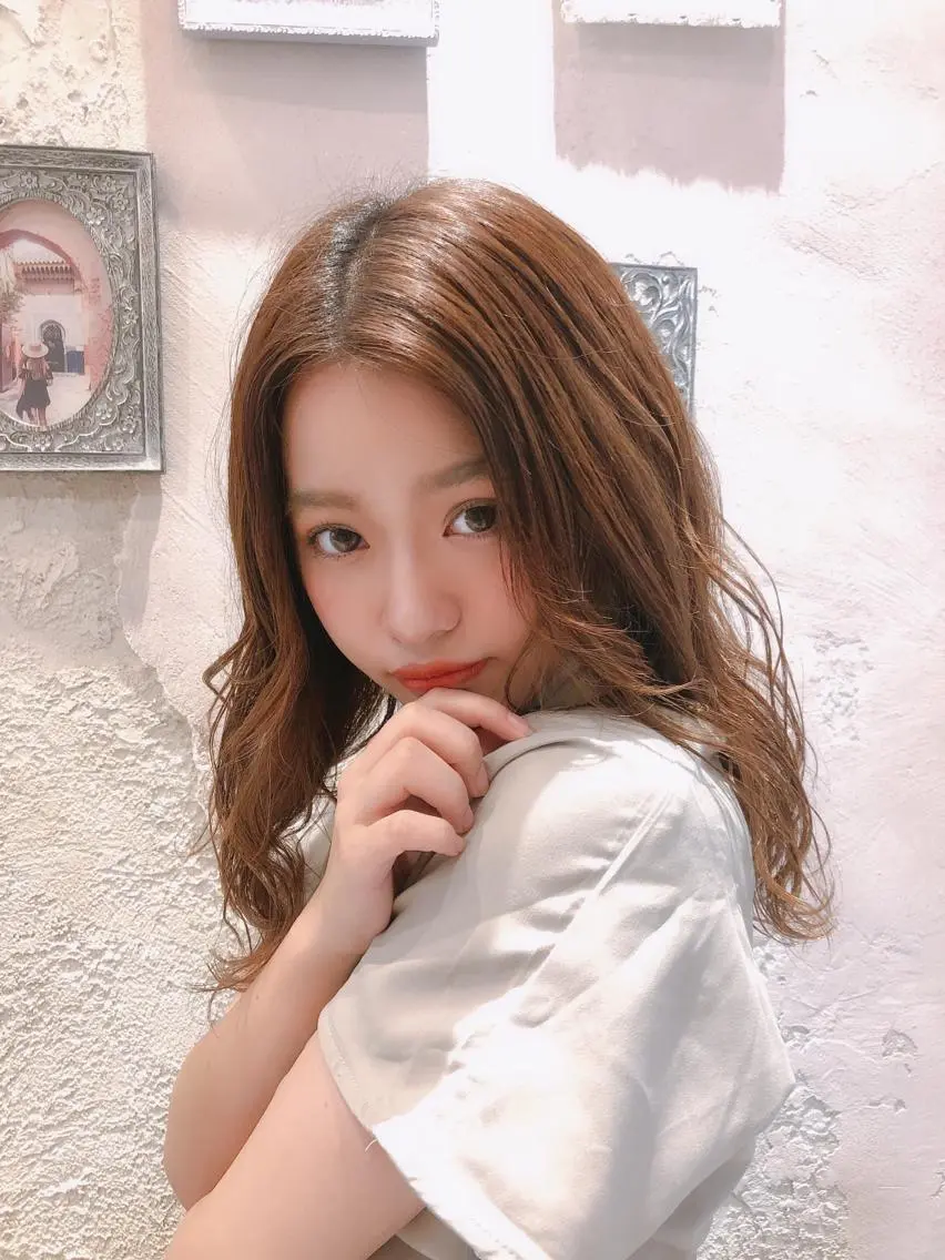 ミディアム カット ヘアカラー トリートメント 代表山口ひな 髪質改善のプロのヘアスタイル