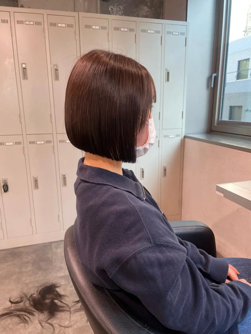 ショート カラー パーマ ヘアアレンジ メンズ キッズ ネイル マツエク・マツパ アイブロウ カット 縮毛矯正 ヘッドスパ 透明感カラー・レイヤ ー🎀amika🎀のヘアスタイル