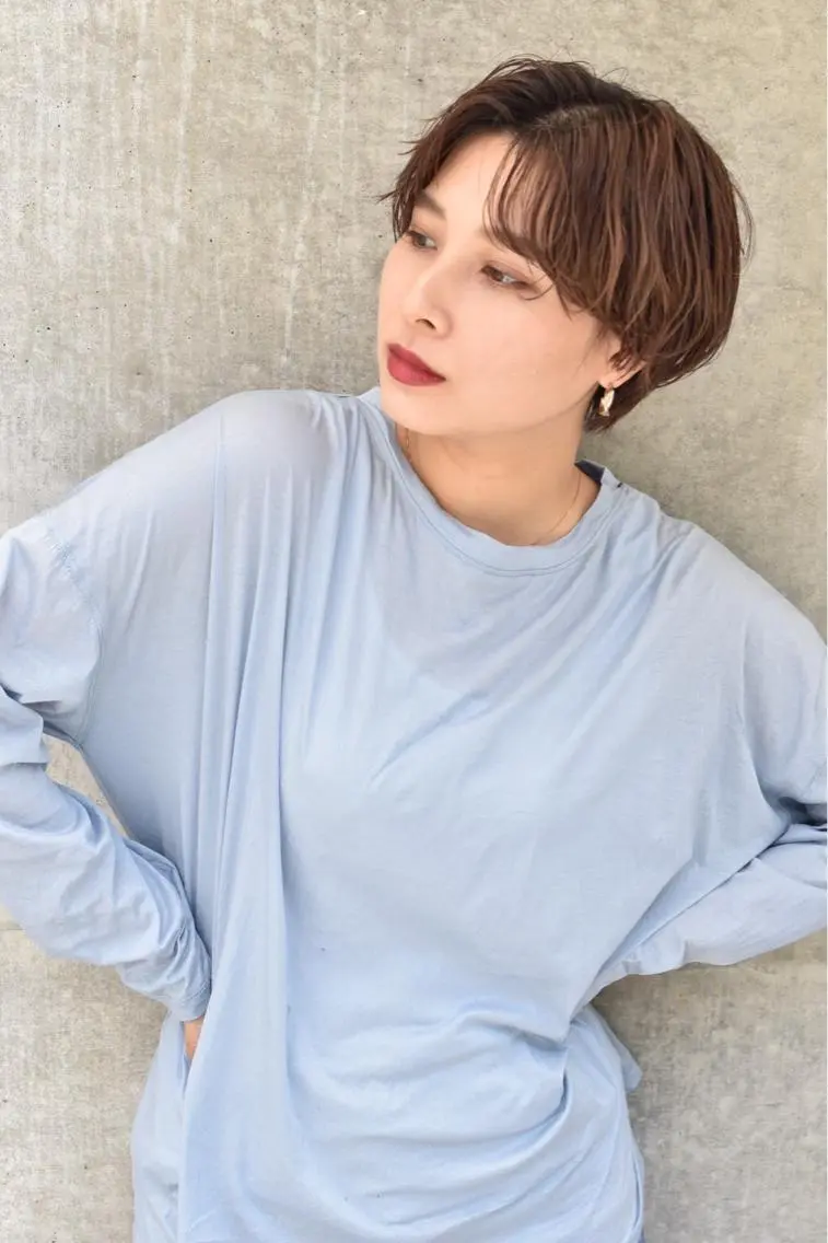 ショート メンズ特化美容師 ハスイルイのヘアスタイル