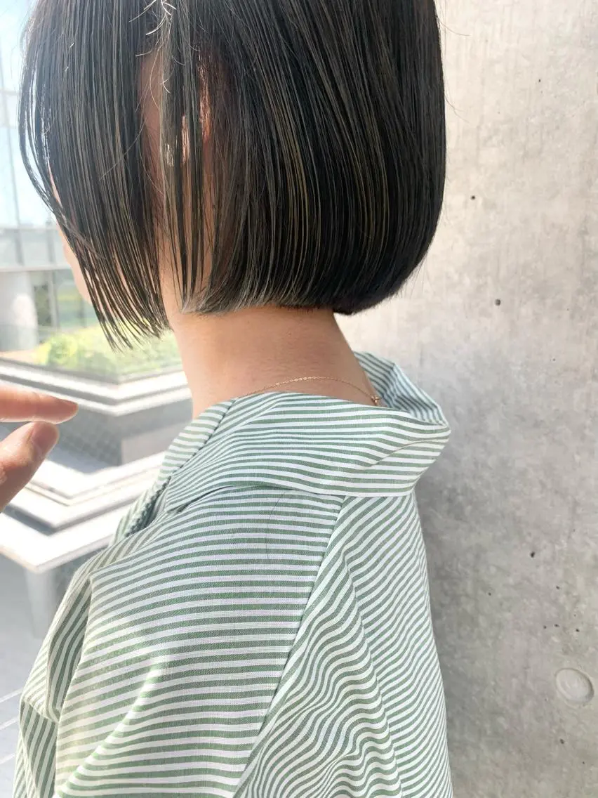 ショート ボブ 小顔カット トリートメント カット 🦕ぷつっとボブ🦕 🦕原宿🦕りょうたのヘアスタイル
