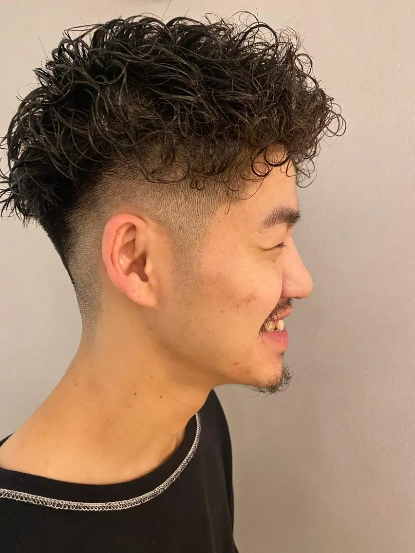 メンズ unopulir 景山 凌のヘアスタイル