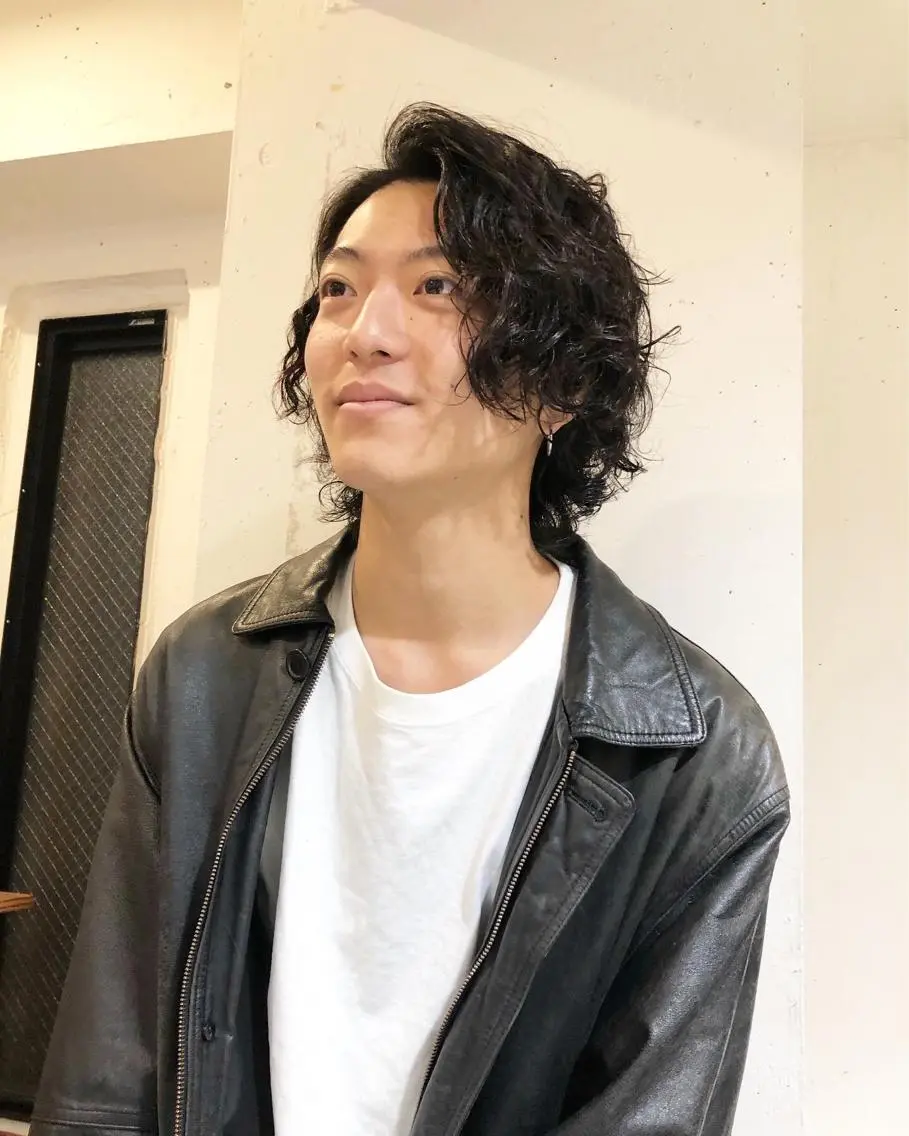 パーマ ヘアアレンジ メンズ カット パーマ トリートメント ヘアセット メンズ特化✂️栗原 侑也のヘアスタイル