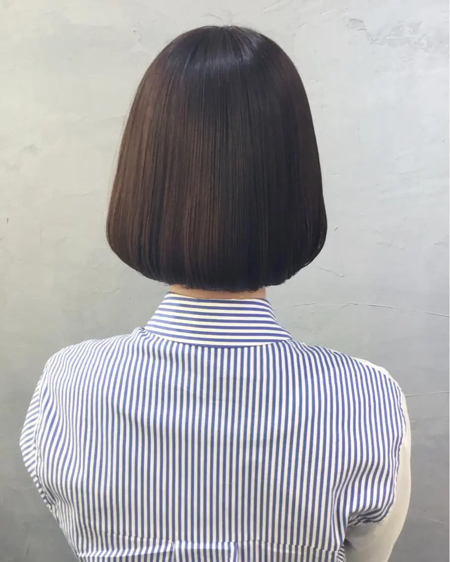 ミディアム カラー トリートメント 長井 美佳のヘアスタイル