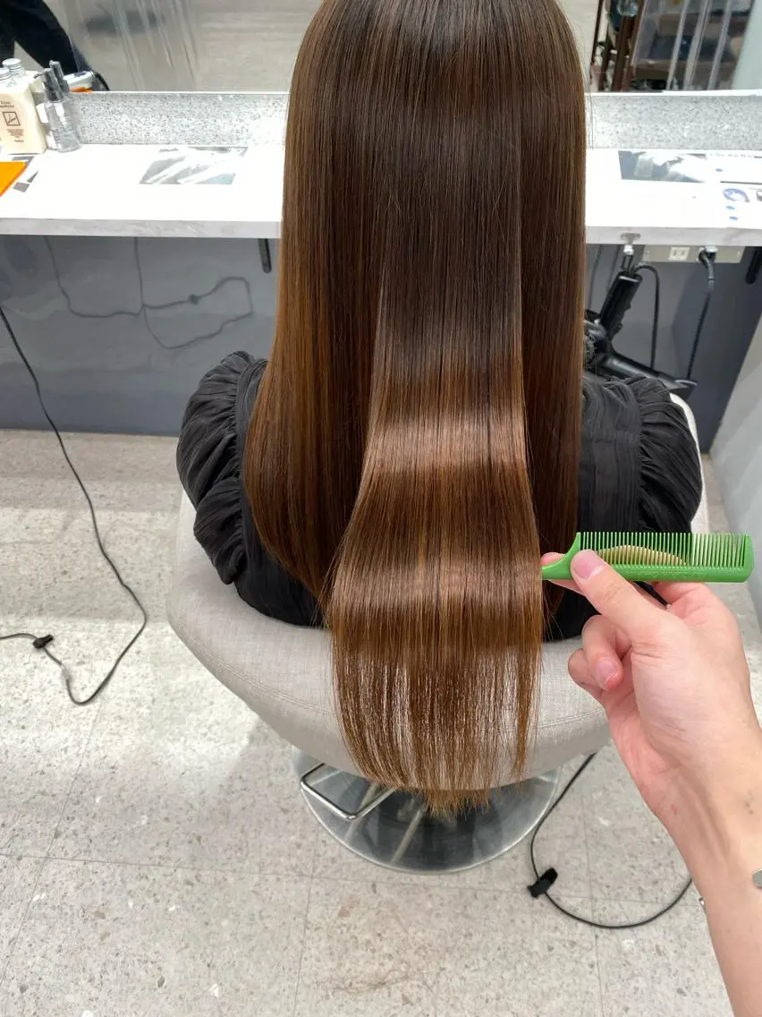 ロング カラー ヘアアレンジ meRK 京都河原町のマツエク・マツパデザイン