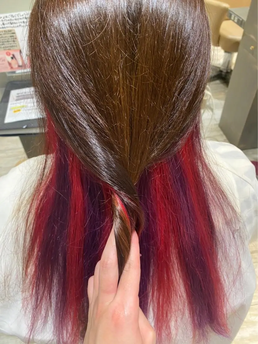 ロング ヘアセット 野中のヘアスタイル