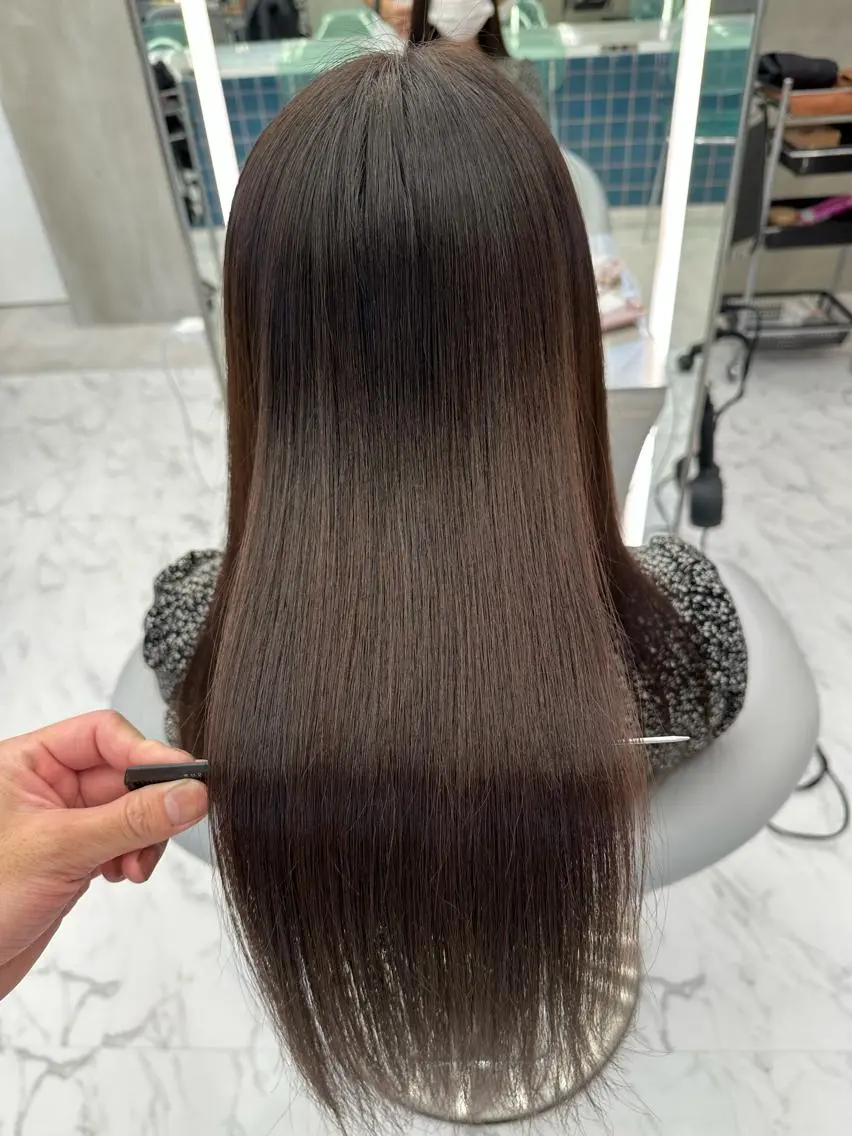 ロング 縮毛矯正 ✨縮毛矯正✨レイヤー ホウダカズヒロのヘアスタイル