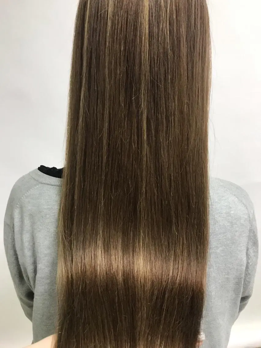 ロング カラー トリートメント 酸熱トリートメント カット ヘアカラー トリートメント TAKA 【髪質改善】のヘアスタイル