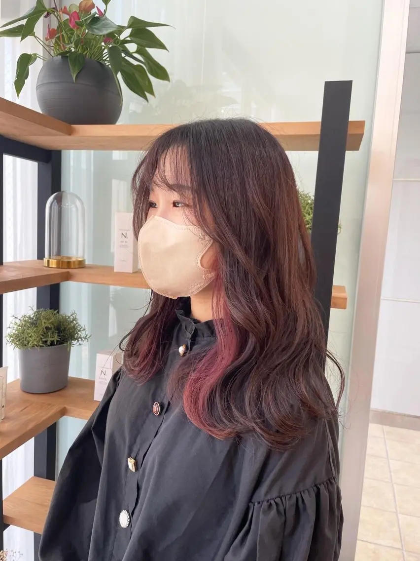 セミロング ヘアカラー 鈴木 雅人のヘアスタイル