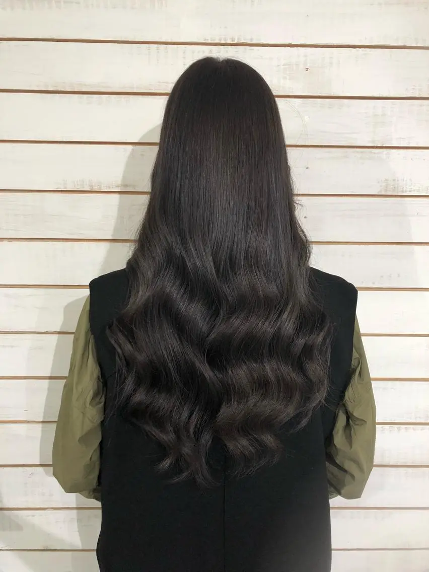 ロング カラー 韓国風ヘア ヘアカラー トリートメント 🧡艶髪/エクステ 🫧🧡YUKI❄️のヘアスタイル