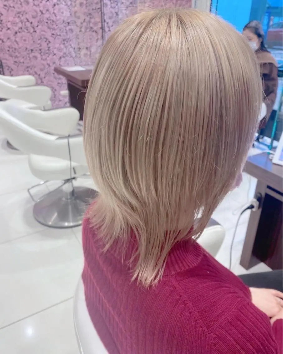 カラー earth甲府昭和店 東 允のヘアスタイル