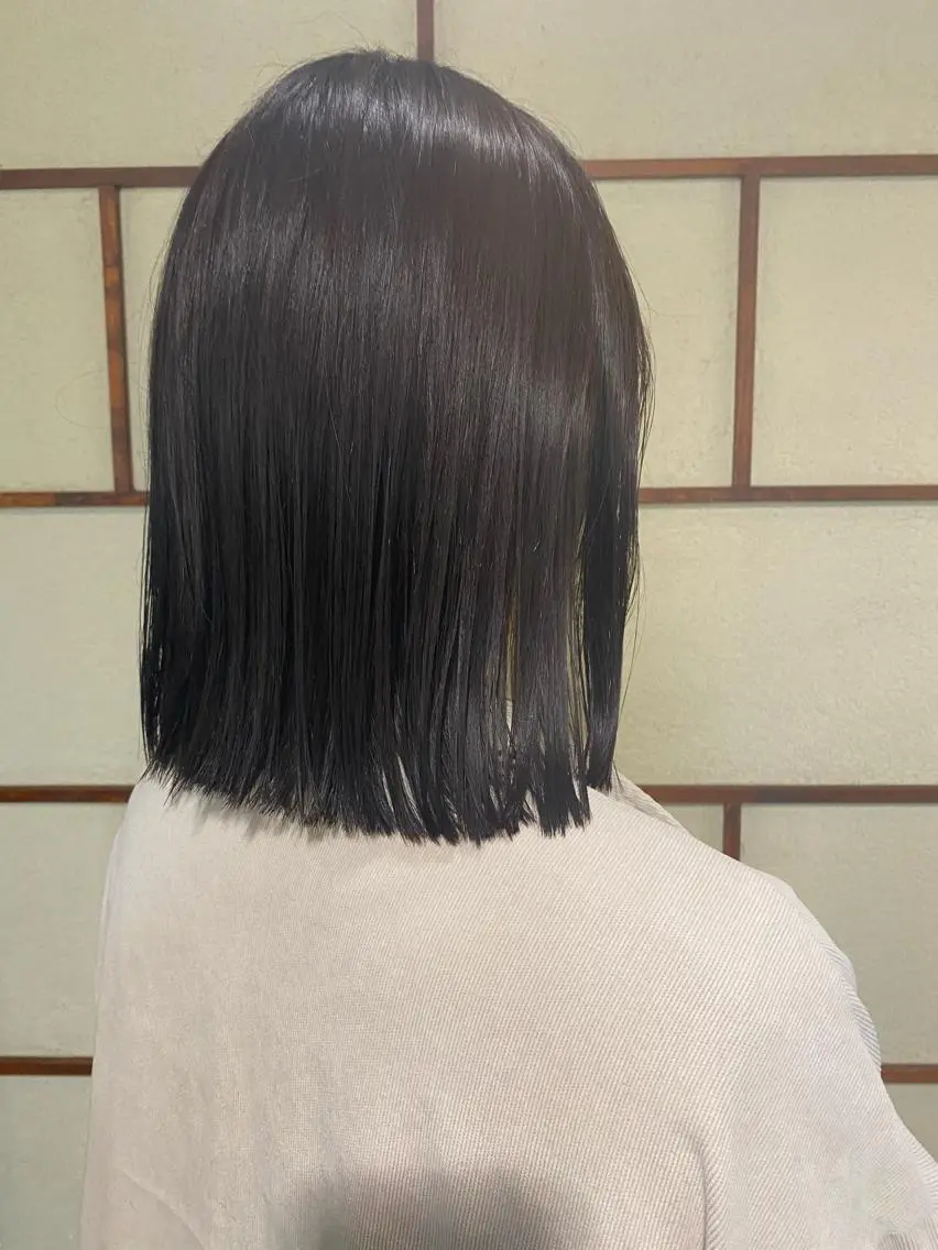 ミディアム 白井 雅美のヘアスタイル