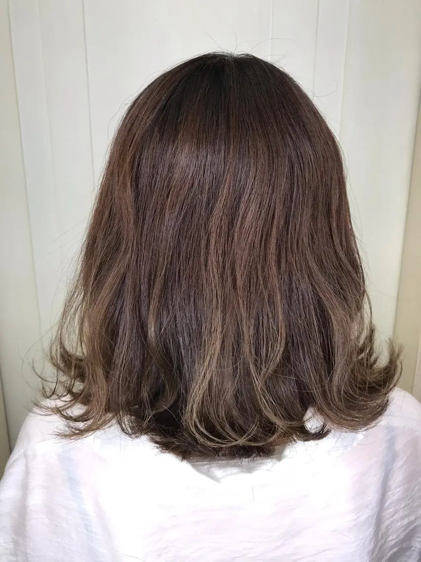ショート カラー グレージュ 縮毛矯正×髪質改善 店長　DAITOのヘアスタイル