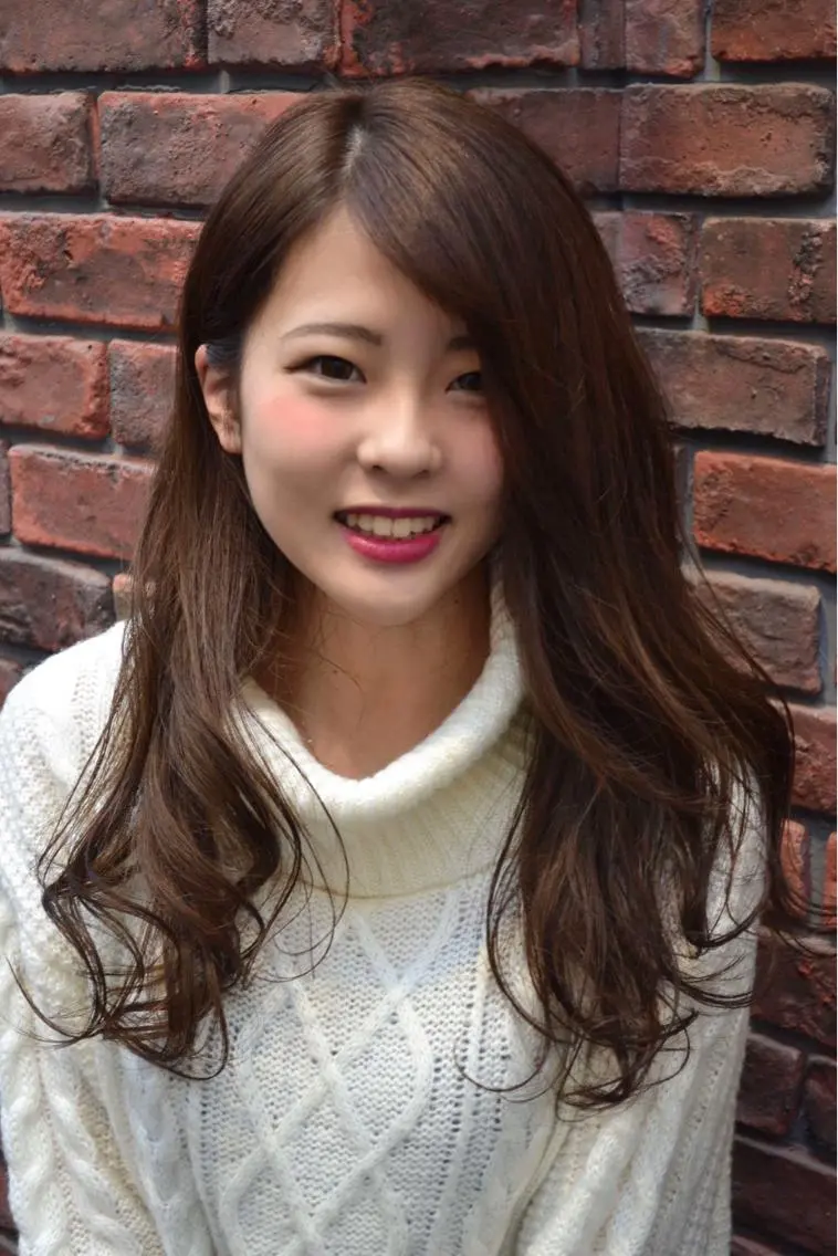 セミロング カラー アッシュ アッシュブラウン ブラウンカラー メンズ指名多数!! 田島史也のヘアスタイル